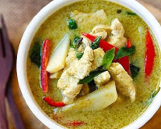 Order Green Curry food online from Hong Thai Cuisine store, Salem on bringmethat.com