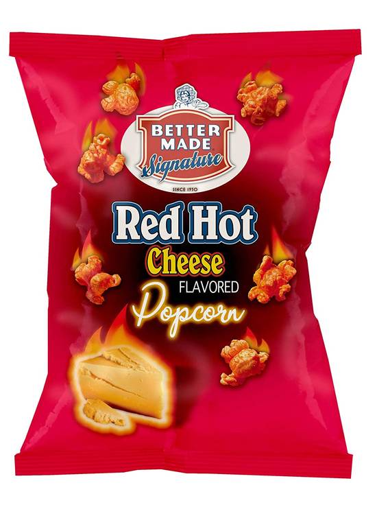 Order Better Made Red Hot Cheese Flavored Popcorn food online from Exxon Food Mart store, Port Huron on bringmethat.com