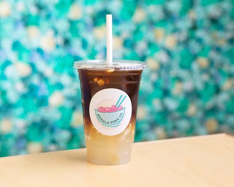 Order Iced Coconut Coffee food online from Mahalo Poke Co. store, Omaha on bringmethat.com