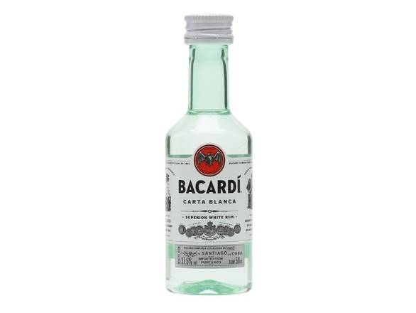 Order BACARDÍ Superior White Rum - 50ml Bottle food online from Josh Wines & Liquors Inc store, New York on bringmethat.com
