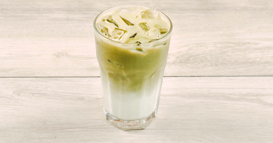 Order Iced Matcha food online from La Creme Cafe store, Los Angeles on bringmethat.com
