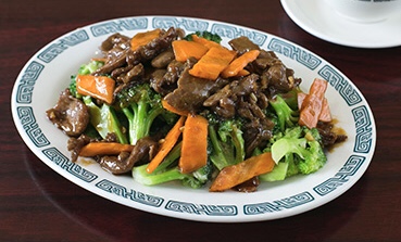 Order G1. Broccoli Beef food online from Wok Shop Cafe store, San Francisco on bringmethat.com