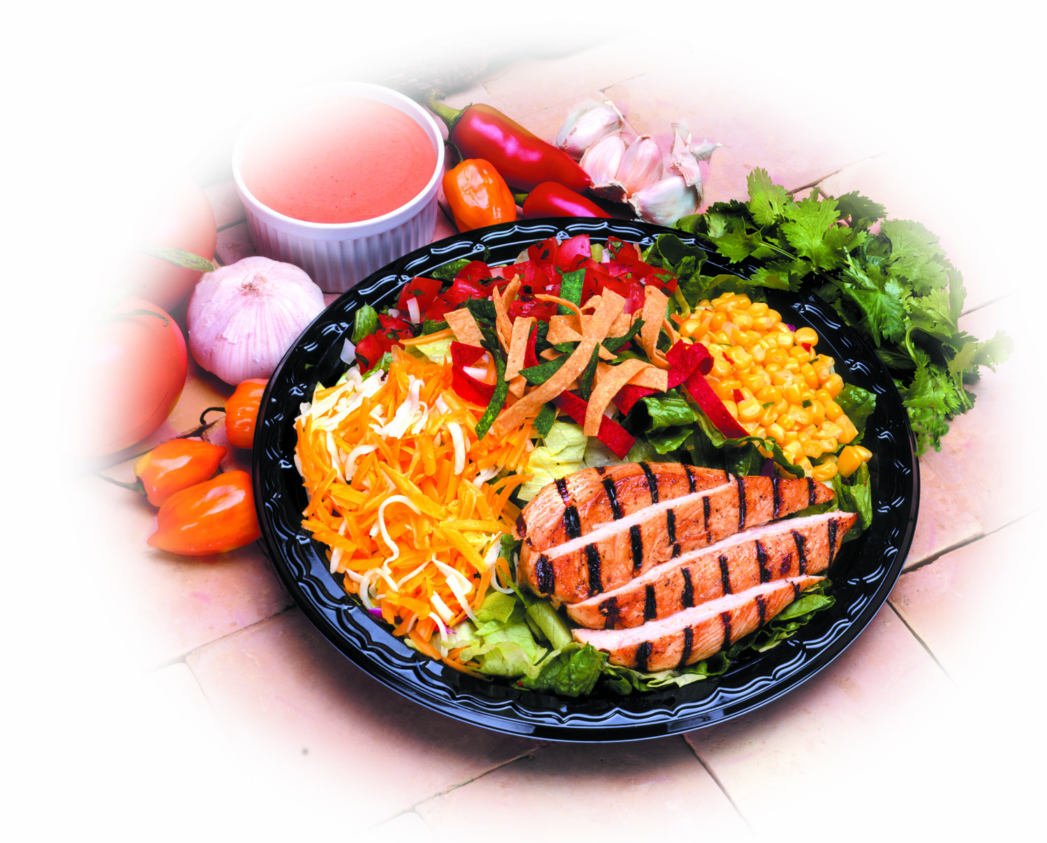 Order BBQ Ranch Salad food online from Charo Chicken store, Huntington Beach on bringmethat.com
