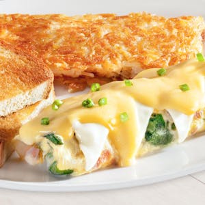 Order Florentine Omelette (560 cal) food online from Jimmy's Egg store, Wichita on bringmethat.com