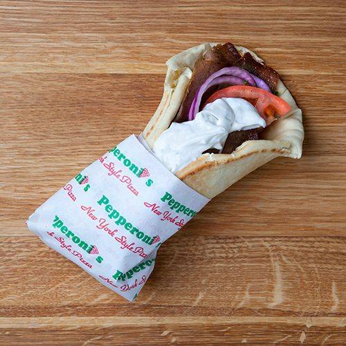 Order Gyro (Pita) food online from Pepperoni's Pizza store, Houston on bringmethat.com