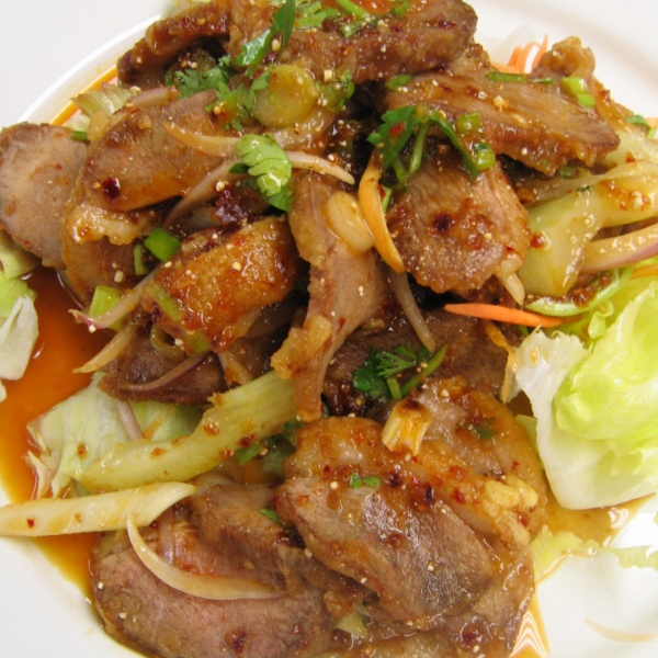 Order S6. Wild Ginger Thai Duck Salad food online from Wild ginger thai restaurant store, Atlanta on bringmethat.com