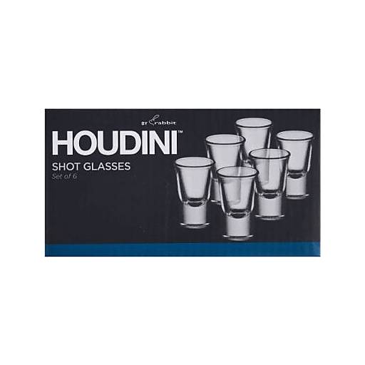 Order HOUDINI SHOT GLASSES S/6 (6 CT) 138386 food online from Bevmo! store, Lafayette on bringmethat.com