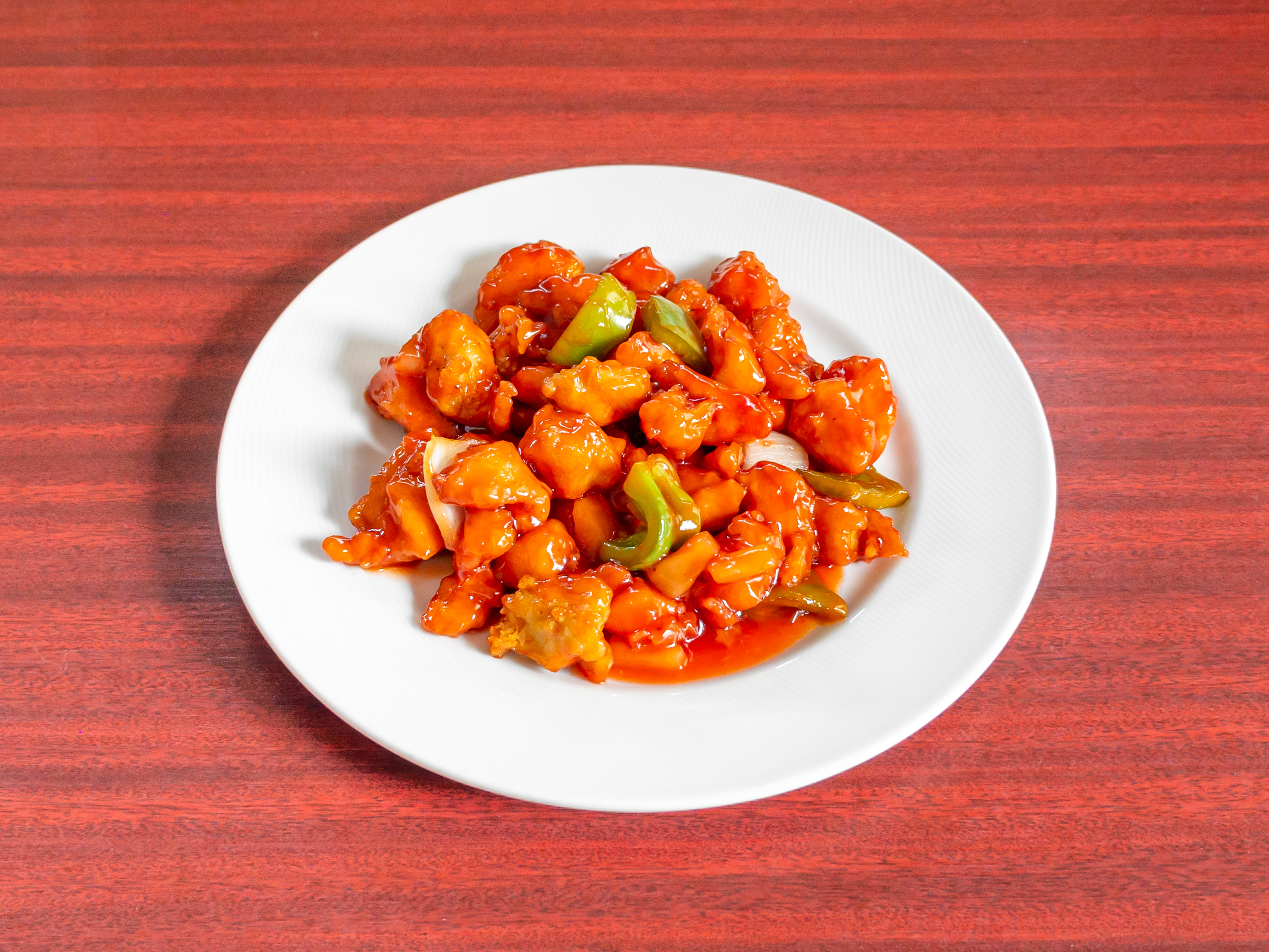 Order Sweet and Sour Chicken food online from Woks On Express Tien Fu 2 store, Sunnyvale on bringmethat.com