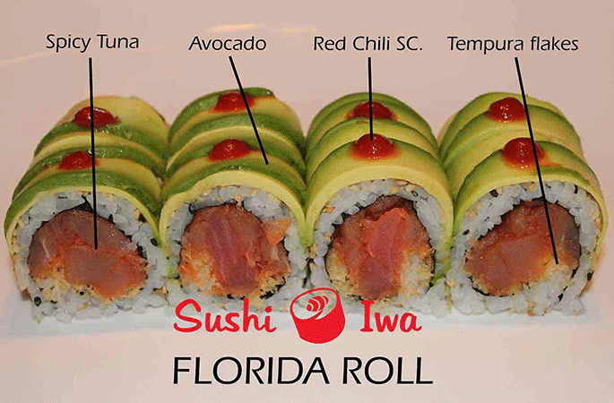 Order FLORIDA food online from Sushi Iwa store, Apex on bringmethat.com