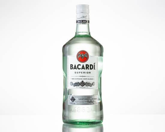 Order Bacardi Superior, 1.75L rum (40.0% ABV) food online from Mill Basin Wine & Liquor store, Brooklyn on bringmethat.com