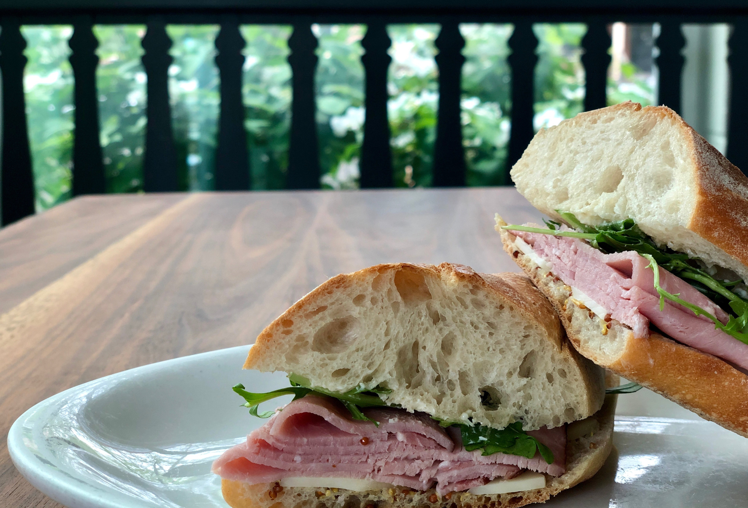 Order Ham and Swiss Baguette food online from Plein Air Cafe store, Chicago on bringmethat.com