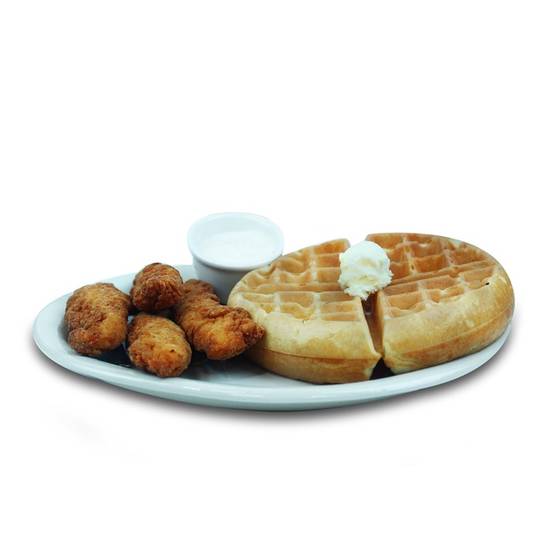Order Chicken and Waffles food online from We Pancakes store, Midwest City on bringmethat.com