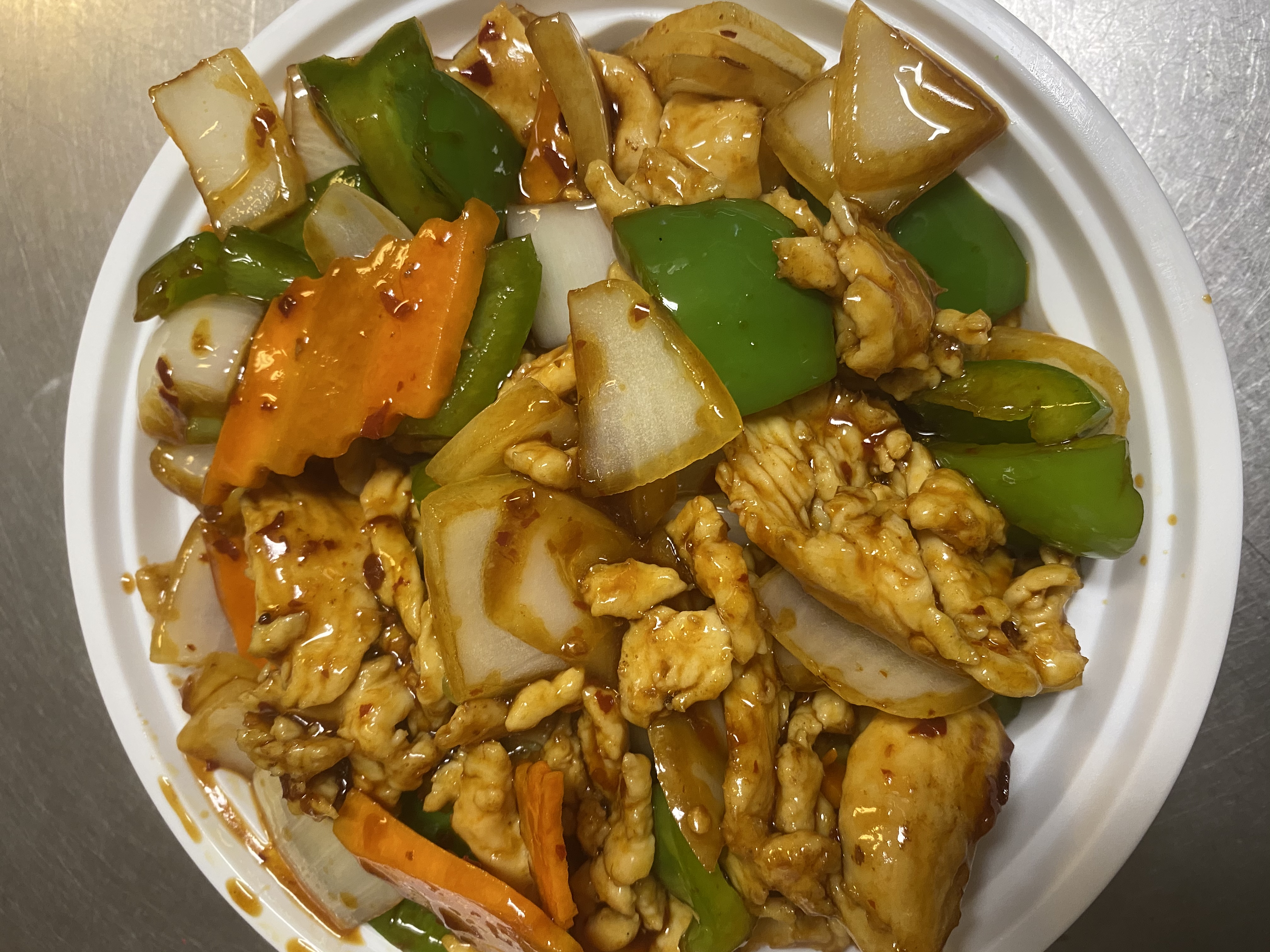 Order 64. Szechuan Chicken food online from New China Inn store, Pittsburgh on bringmethat.com