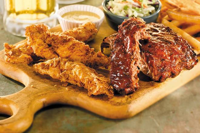 Order Baby Back Ribs & Chicken Tenders Family-Style Meal food online from Ocharley store, Fishers on bringmethat.com