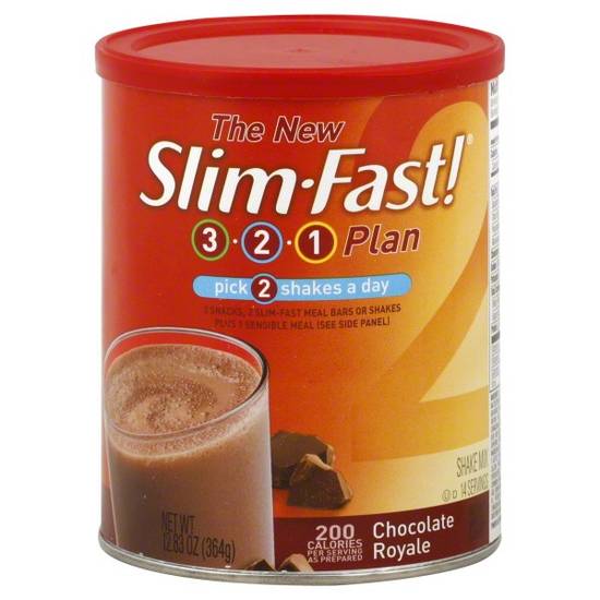 Order Slim Fast 321 Plan Shake Mix Chocolate Royale (12.83 oz) food online from Rite Aid store, Warren on bringmethat.com