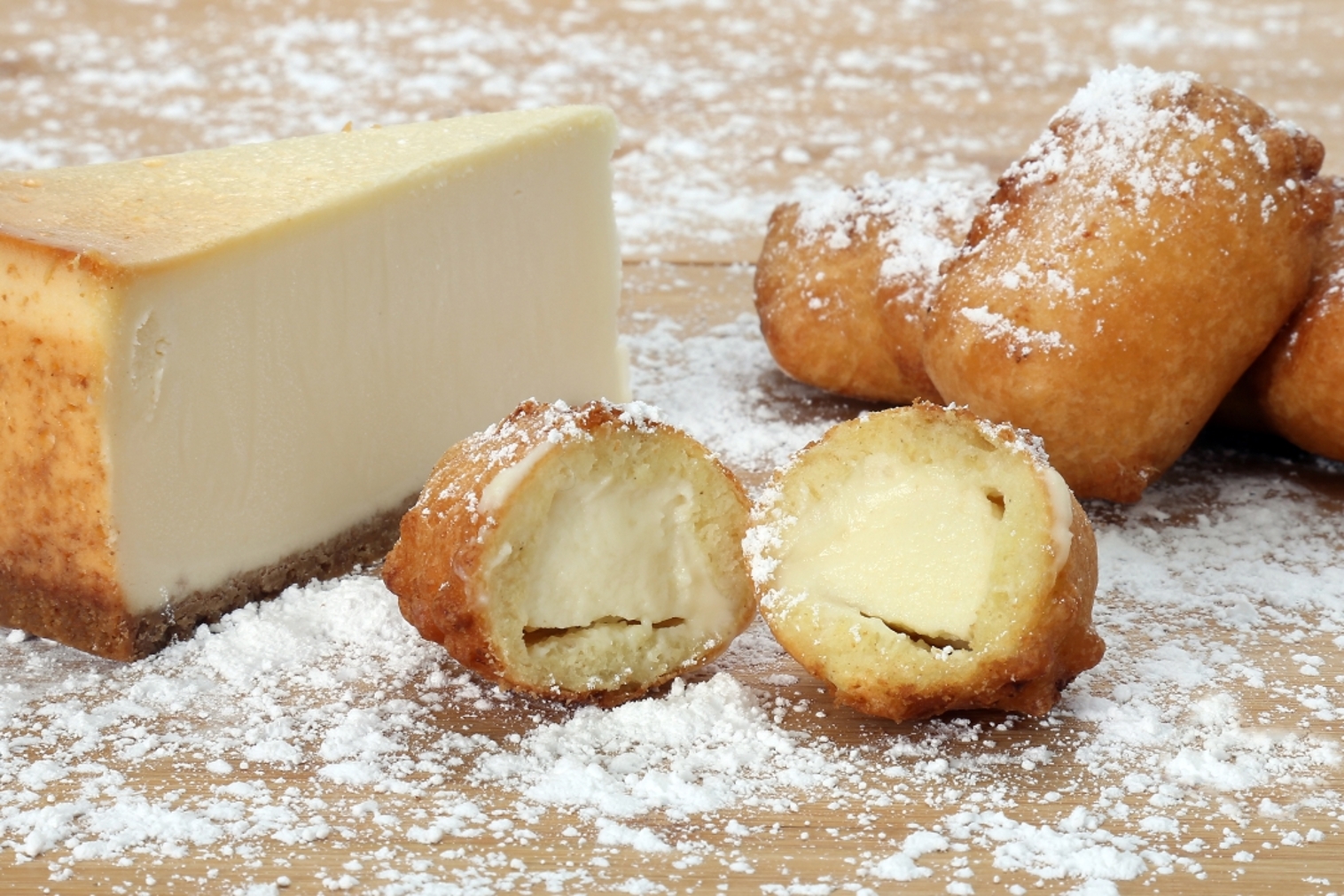 Order 5 Deep-Fried Cheesecake Bites food online from Fat Shack store, Topeka on bringmethat.com