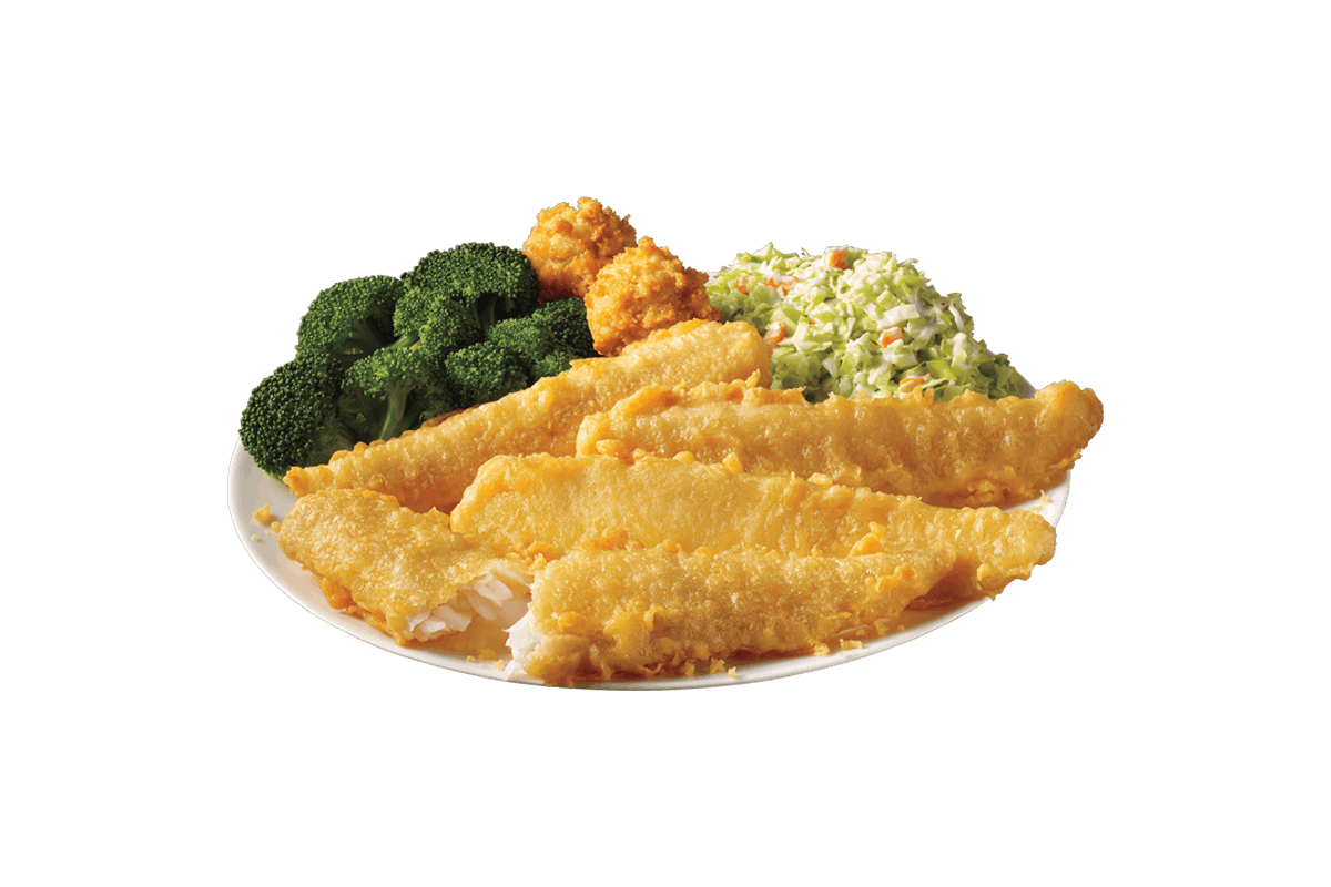Order 4 Piece Batter Dipped Fish Meal food online from Captain D's Seafood store, Calhoun on bringmethat.com