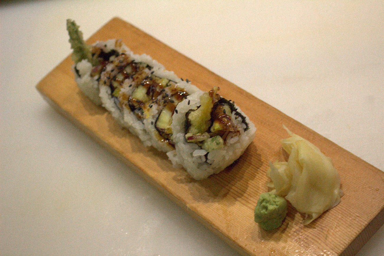 Order Veggie Tempura Roll food online from The Gokan by Musashi store, Seattle on bringmethat.com