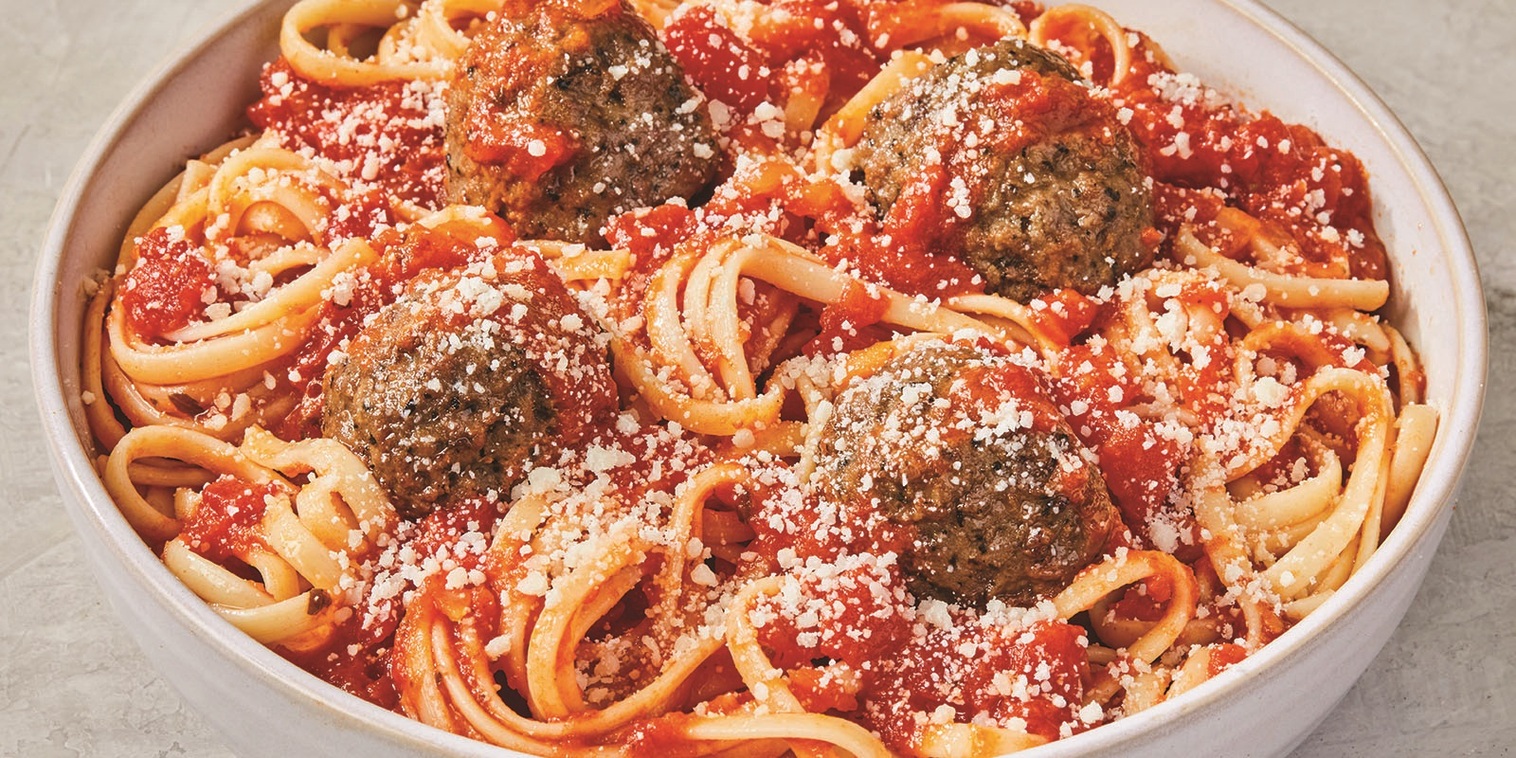 Order Meatball Marinara Pasta food online from Vocelli Pizza store, Pittsburgh on bringmethat.com