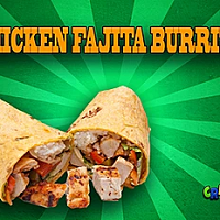 Order Chicken Fajita Burrito food online from Crazy Fruits 3 store, Austin on bringmethat.com
