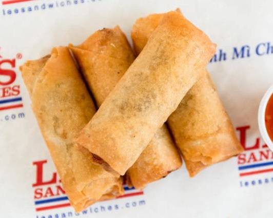 Order Pork and Shrimp Egg Roll (3pcs) food online from Lee Sandwiches store, San Jose on bringmethat.com