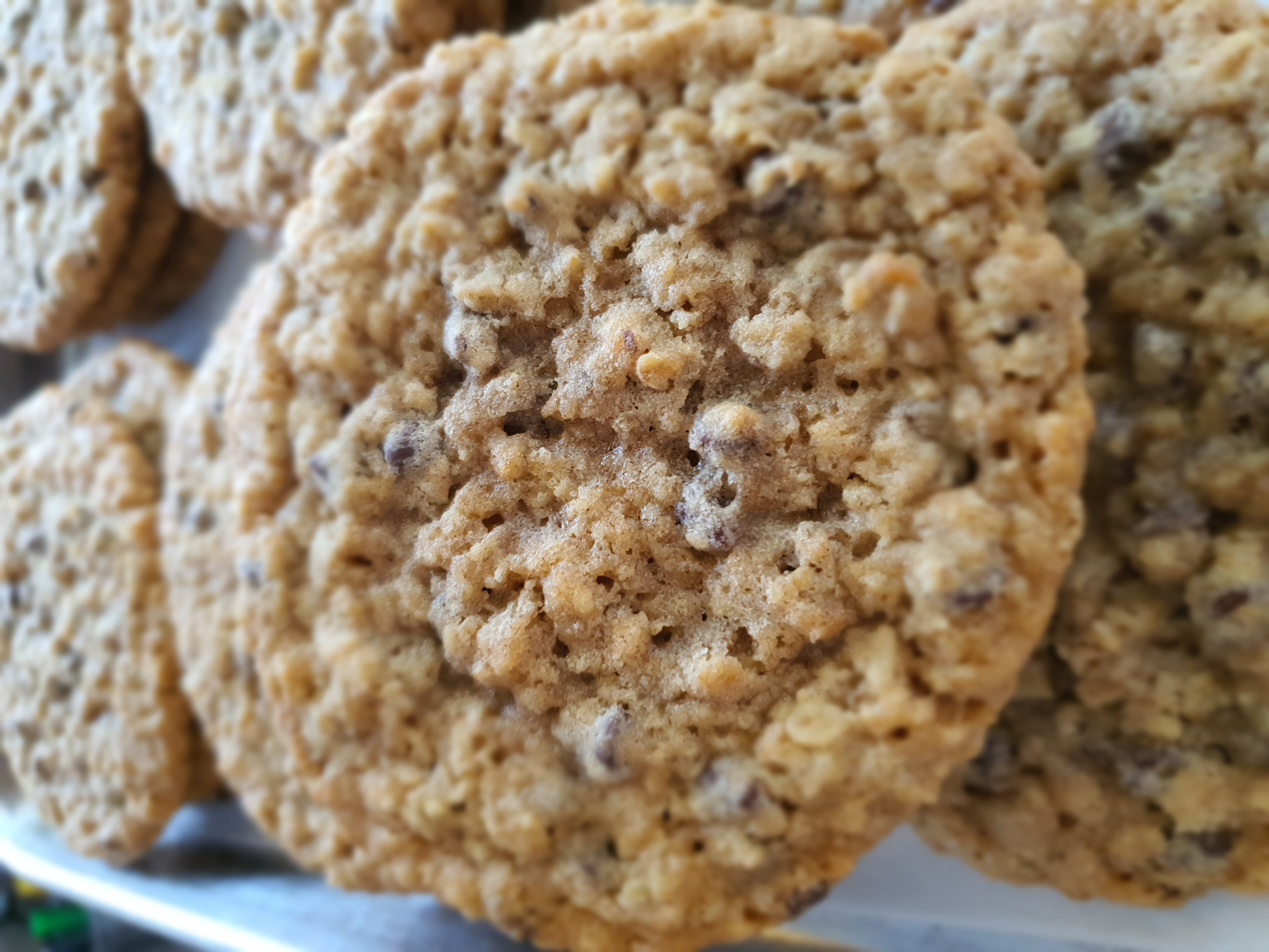 Order Bestest Oatmeal Cinnamon Chocolate Cookie food online from Buttercup Bake Shop store, New York on bringmethat.com