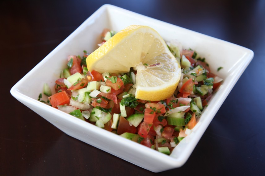 Order Shirazi Salad food online from Darbari Persian Grill store, Costa Mesa on bringmethat.com
