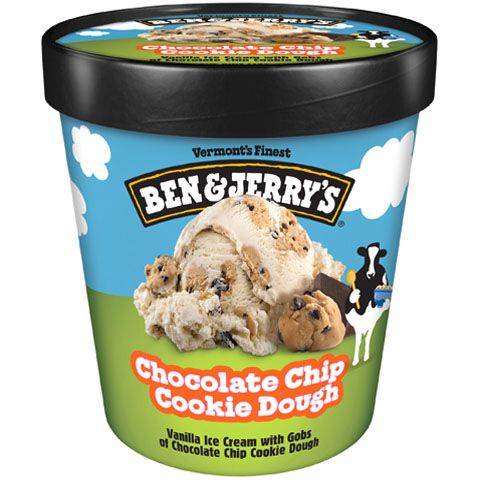 Order Ben & Jerry's Chocolate Chip Cookie Dough Pint food online from 7-Eleven store, Lockport on bringmethat.com