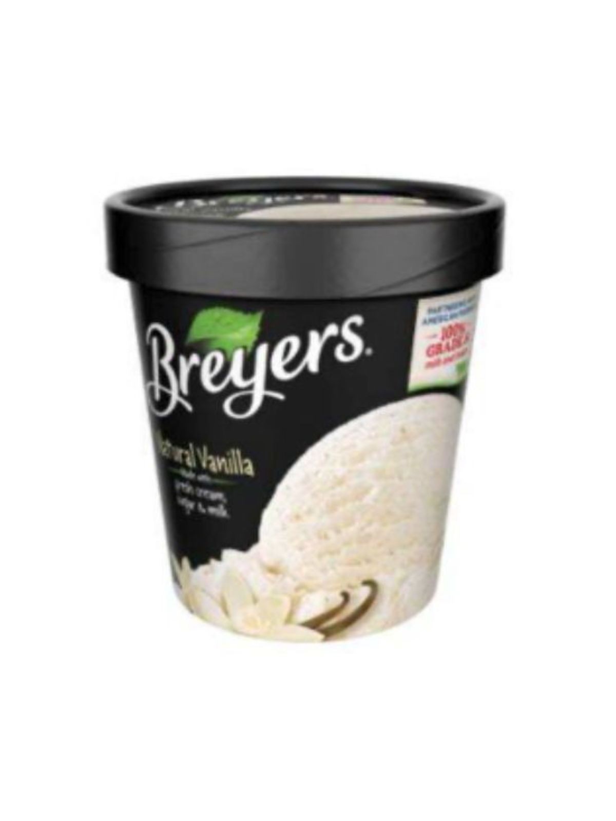 Order Breyers Natural Vanilla (1 Pint) food online from Stock-Up Mart store, Houston on bringmethat.com