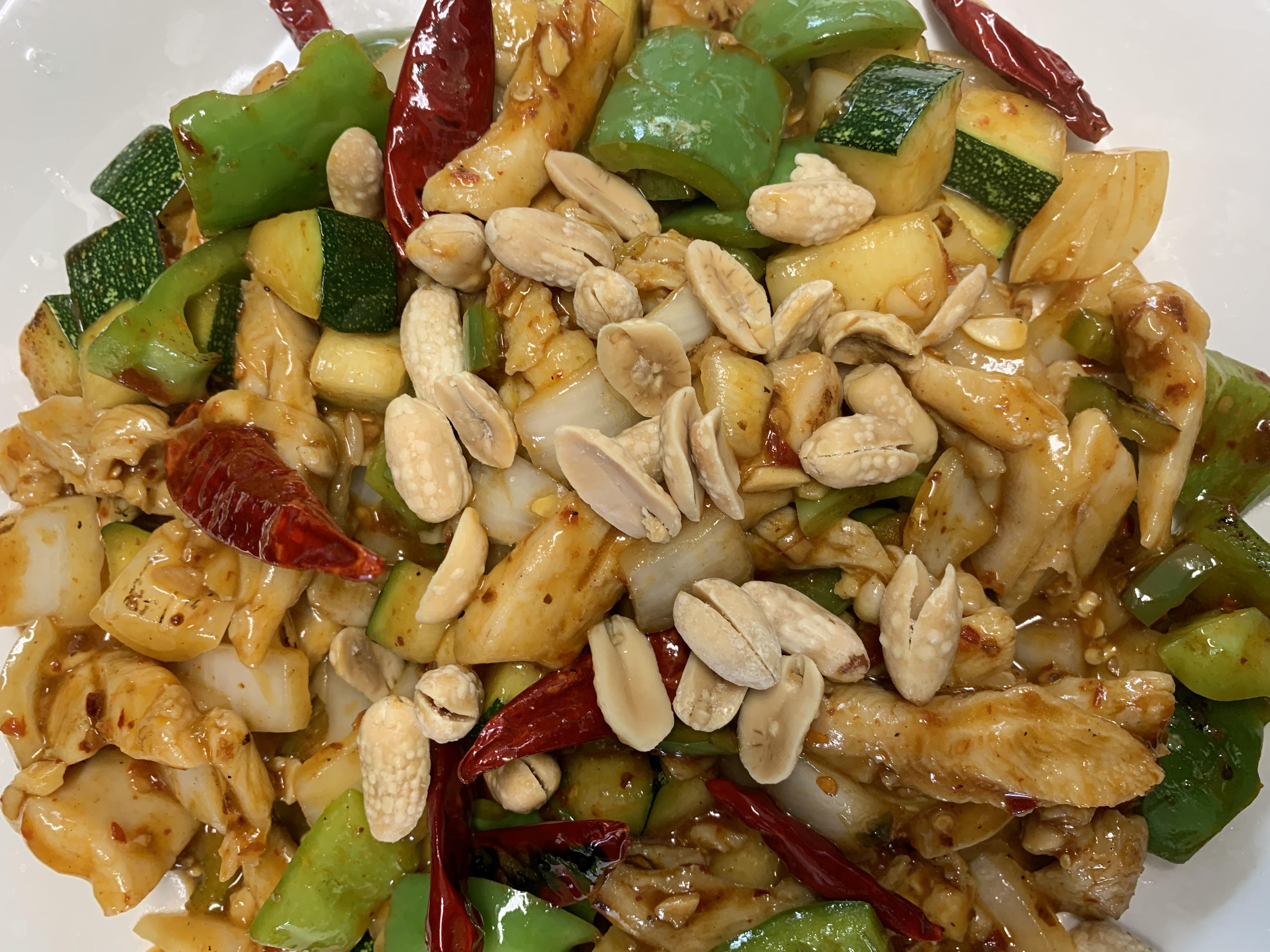 Order Kung Pao Chicken food online from Lee Garden Restaurant store, San Leandro on bringmethat.com