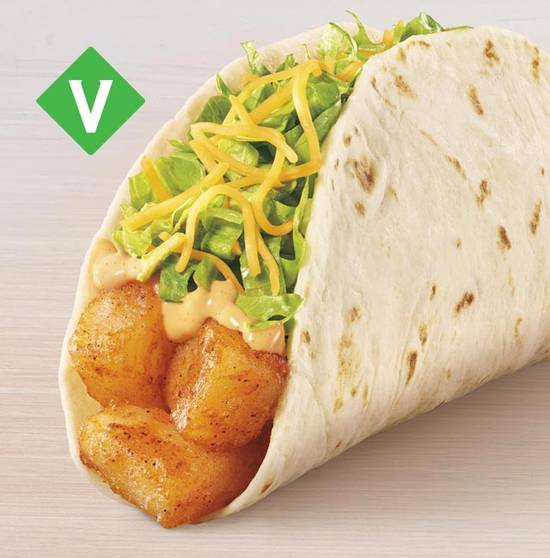 Order Spicy Potato Soft Taco food online from Taco Bell store, Kansas City on bringmethat.com
