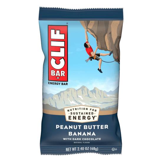 Order Clif Bar Peanut Butter Banana Dark Chocolate 2.4oz food online from Casey's store, Independence on bringmethat.com