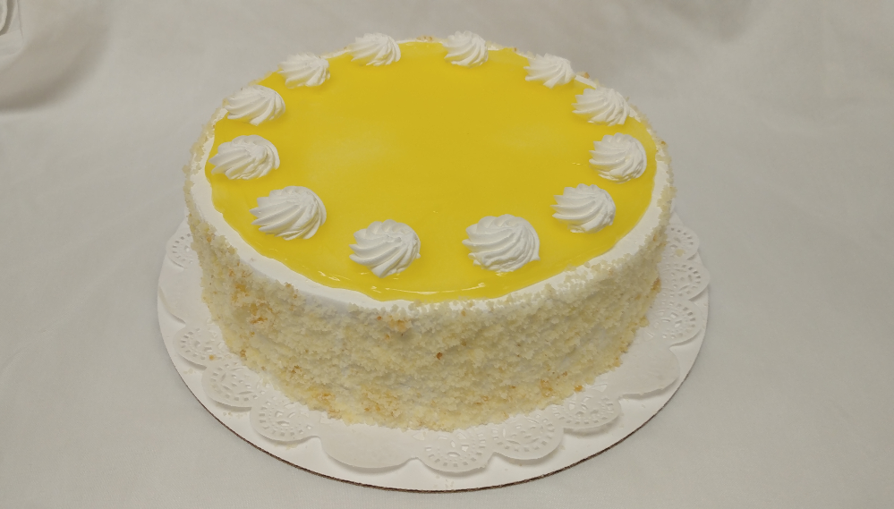 Order 8" Lemon Cake food online from Matt Bakery store, Whitehall on bringmethat.com