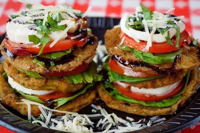 Order Eggplant Caprese Salad food online from Punky's Pizza & Pasta store, Chicago on bringmethat.com