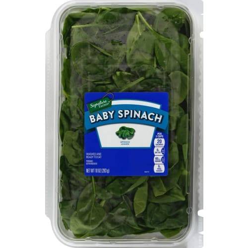 Order Signature Farms · Baby Spinach (10 oz) food online from Safeway store, Colorado Springs on bringmethat.com