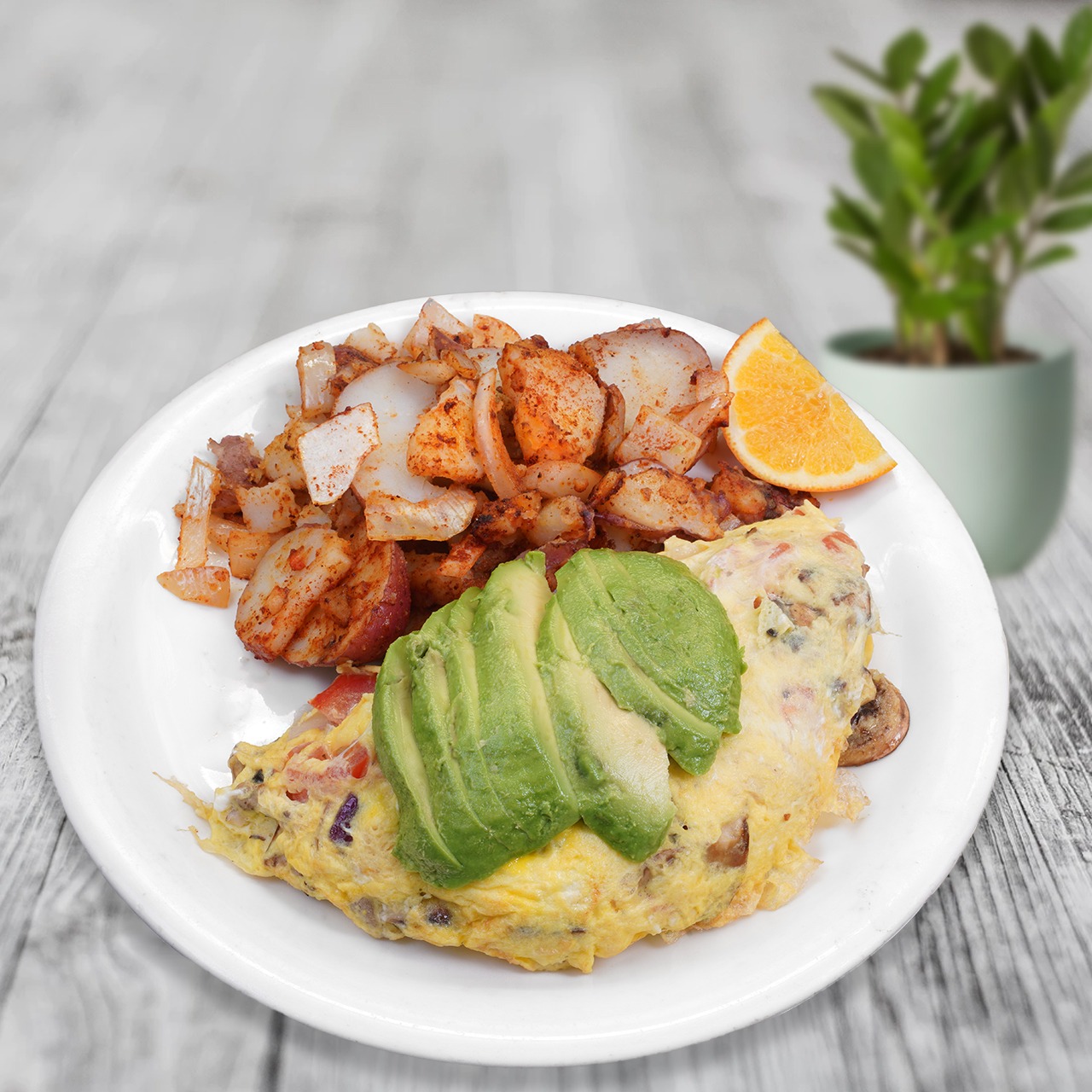 Order House Omelette food online from Spires store, Ontario on bringmethat.com
