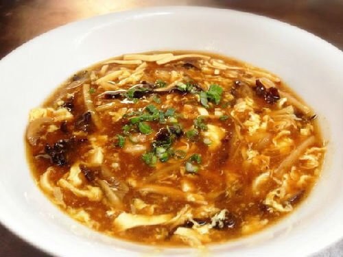 Order 26. Hot and Sour Soup 酸辣汤 food online from Crystal Jade Chinese Restaurant  store, Saint Paul on bringmethat.com