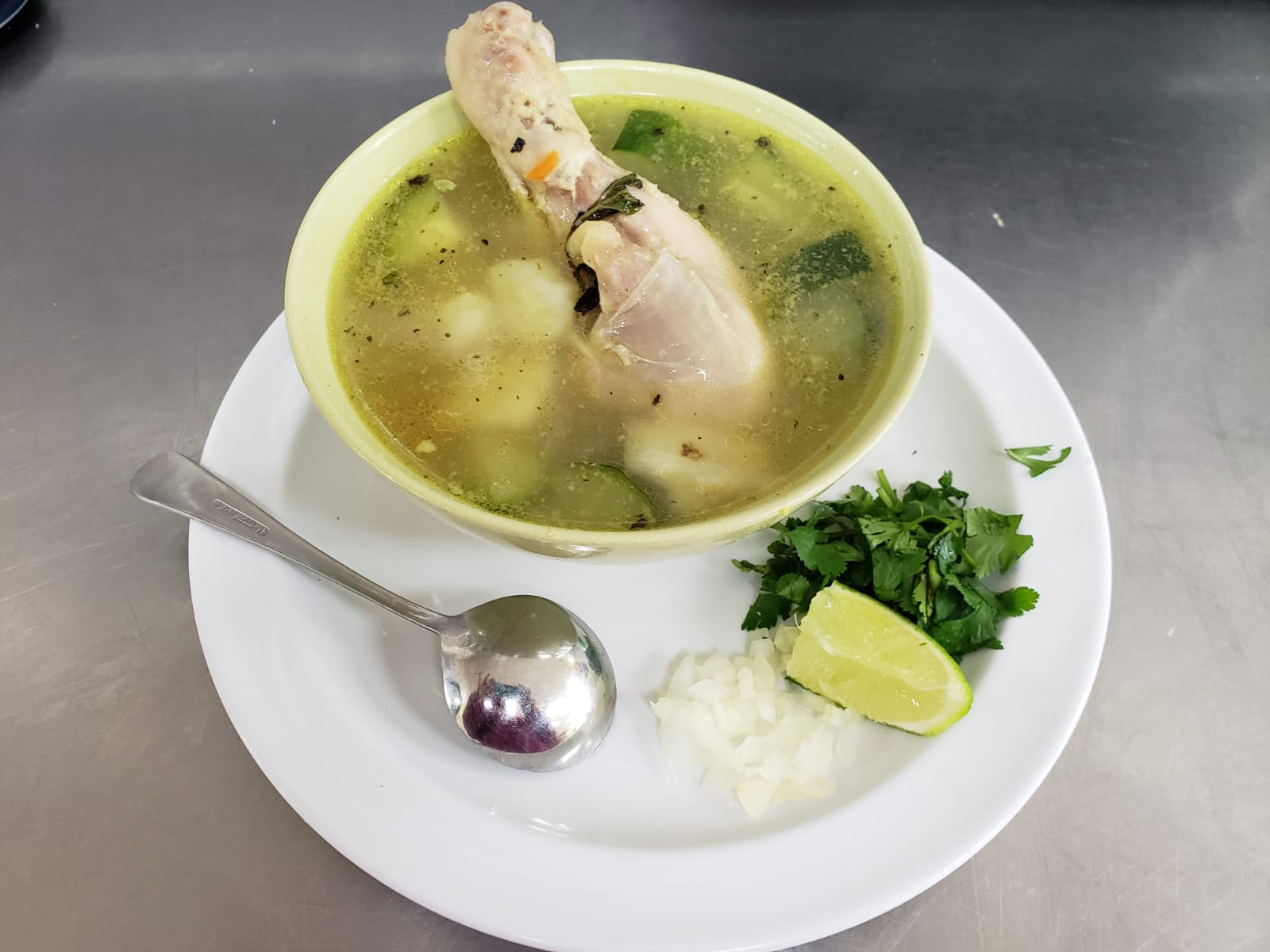 Order Mexican chicken soup food online from Aminas Cafe store, Bronx on bringmethat.com
