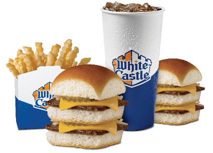 Order 4. Double Cheese Slider Meal food online from White Castle store, Las Vegas on bringmethat.com