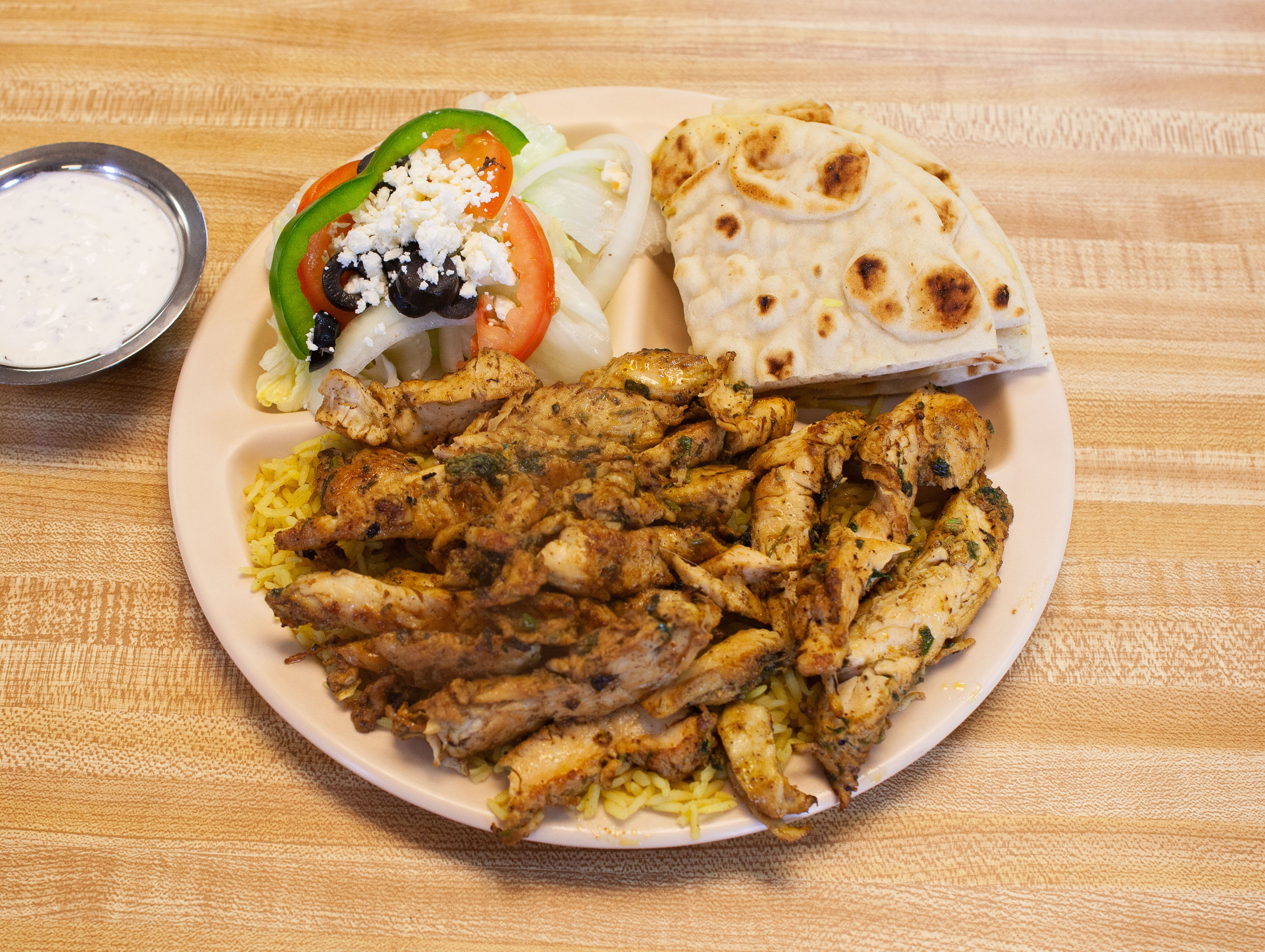 Order Chicken Platter food online from Mixed Grill Cafe store, Nashville on bringmethat.com