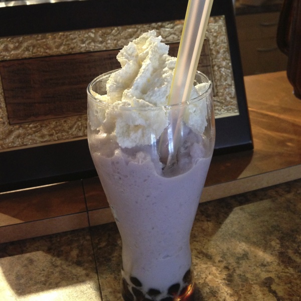 Order B5. Taro Milk Tea Tapioca food online from Nam's Noodle store, Madison on bringmethat.com