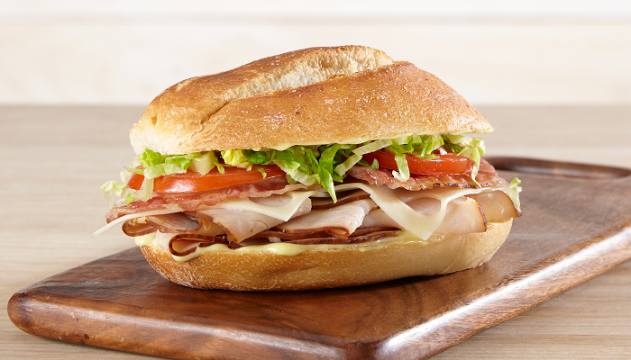 Order Turkey Club & Bacon & Honey Mustard  (508cal) food online from Quickchek store, South Bound Brook on bringmethat.com