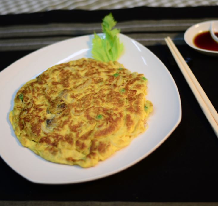 Order C13. Egg Foo Young Combinaton food online from First Wok Chinese store, Keyport on bringmethat.com