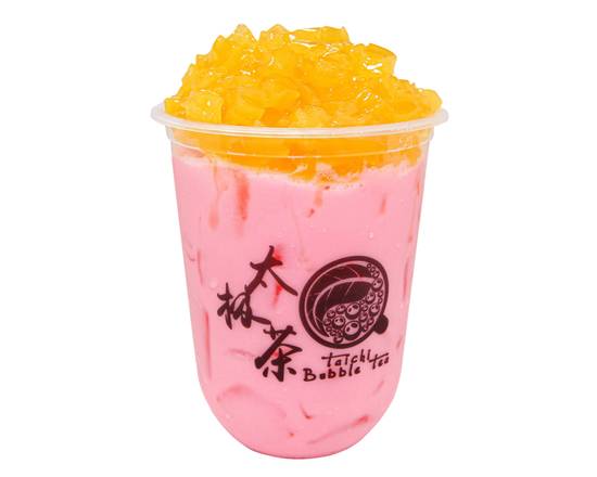 Order Strawberry Milk Tea food online from Taichi Bubble Tea store, Mount Pleasant on bringmethat.com