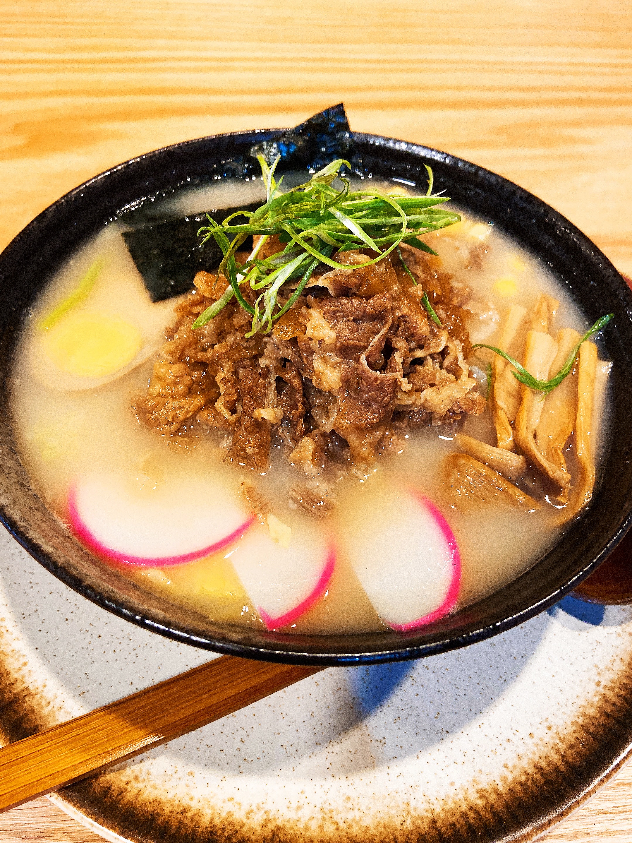 Order Wagyu Beef Ramen food online from Takashi Japanese Cuisine store, Morristown on bringmethat.com