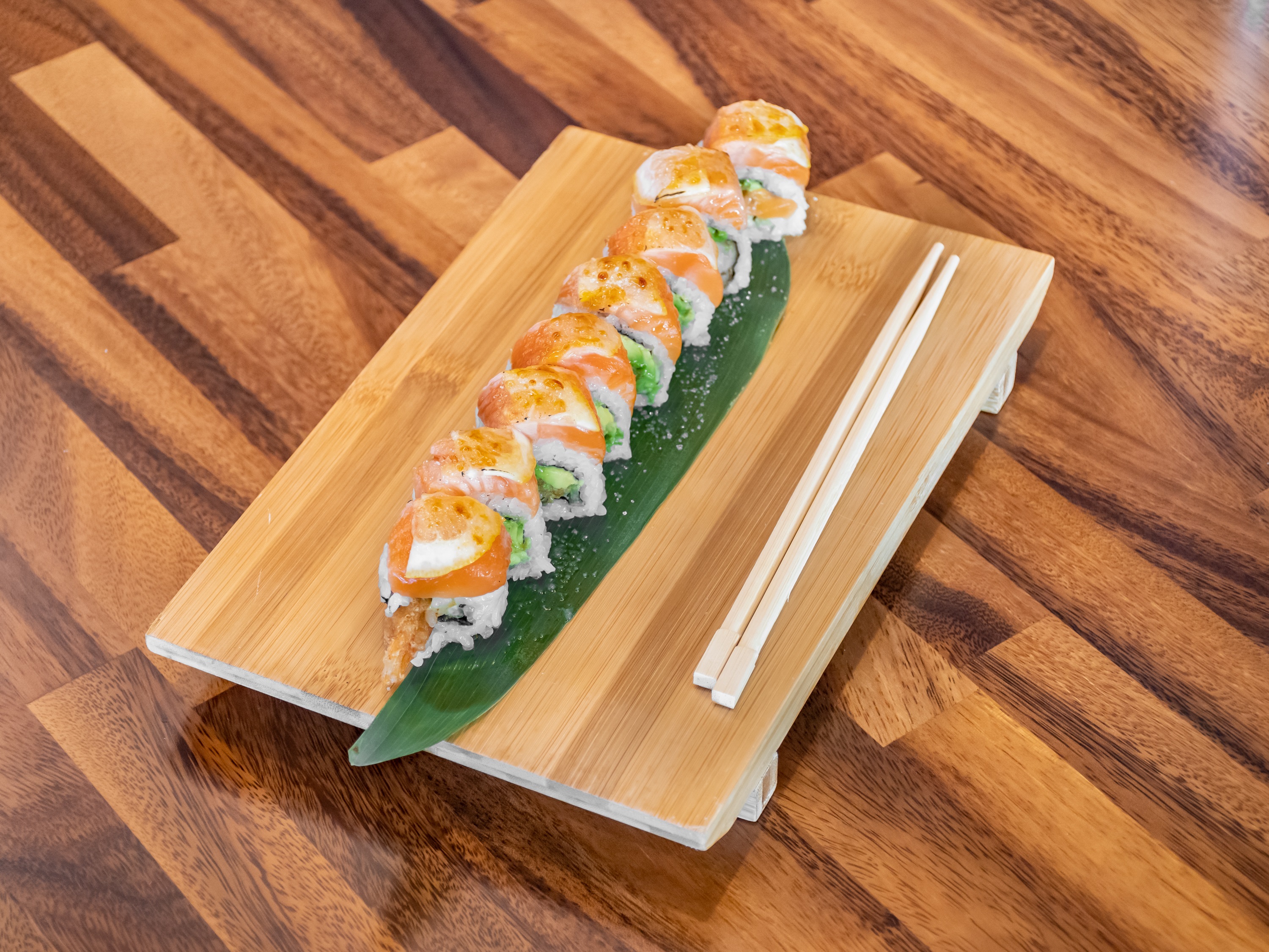 Order 4. Salmon Roll food online from Miyazaki store, Oak Ridge North on bringmethat.com