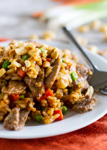 Order 503. Beef Fried Rice food online from China Kitchen store, Anaheim on bringmethat.com