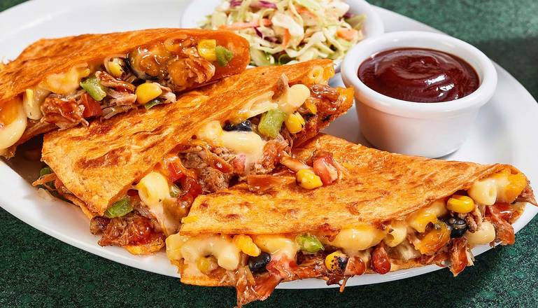 Order Pulled Pork Quesadilla food online from Metro Diner store, Plainfield on bringmethat.com