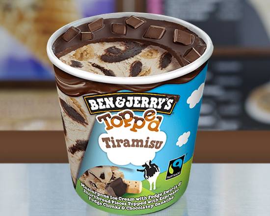 Order "Topped" Tiramisu food online from Ben & Jerry's store, Highland Village on bringmethat.com