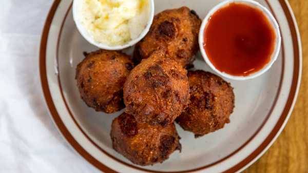 Order Hush Puppies food online from Pine State Biscuits store, Portland on bringmethat.com